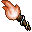 Lit Rainbow Torch