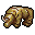 Tarnished Rhino Figurine